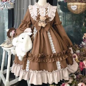 CoCo Bow Bear Lolita Dress | Maid Cosplay Gown
